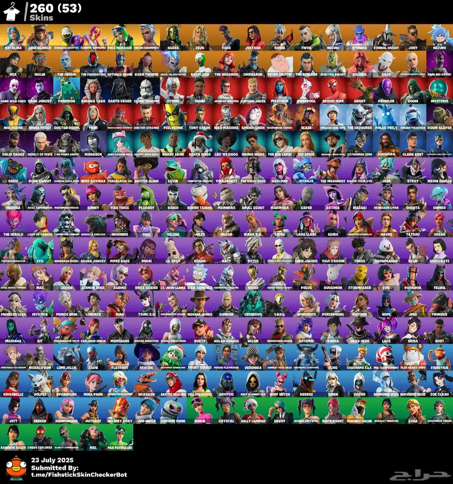 حساب فورت نايت عرق index