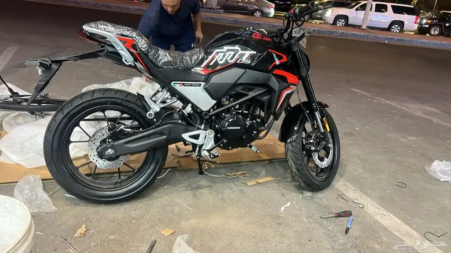 عرض خاص علي دراجة sym 400 cc من مهدي بايك 19800 ريال 45