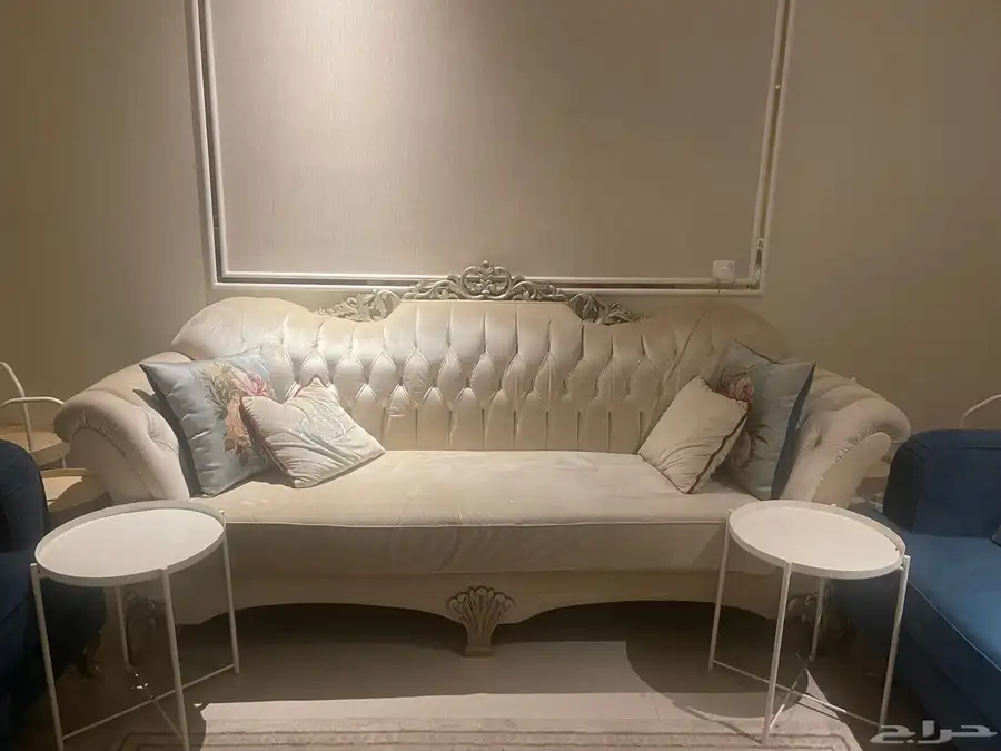 كورنر كوفي ايكيا شبه جديد بسعر مغري كنب شبه جديد 3