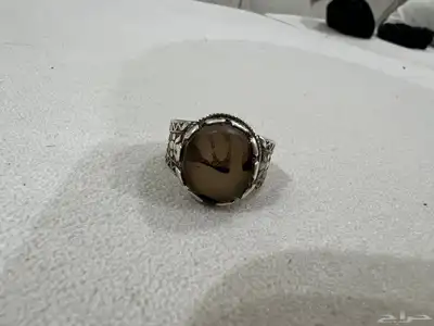 خاتم عقيق مكتوب فيه اسم الله نادر جدا لايوجد مثيل له طبيعي 1