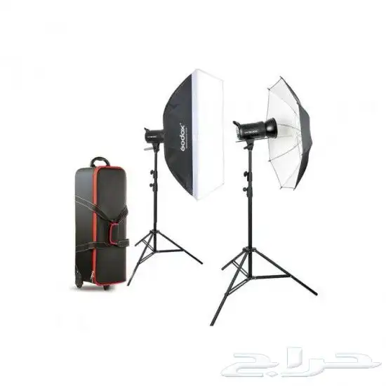 طقم استوديو بإضائتين Godox SK400 0