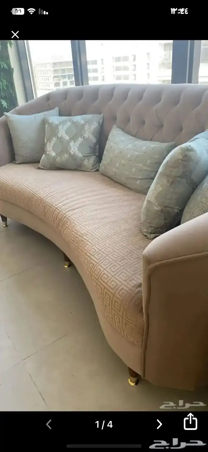 كنب للبيع شبه جديد 0