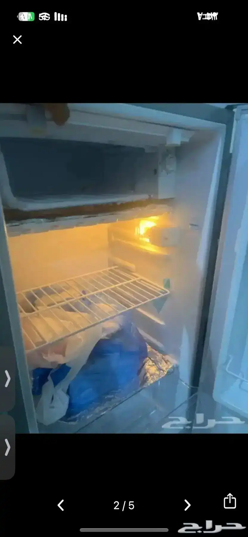 ثلاجه جديده استخدام بسيط فقط 1