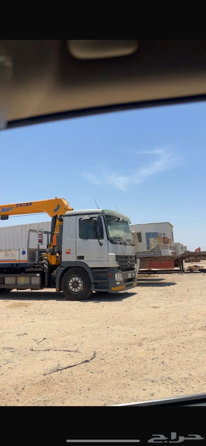 بوم ترك 10 طن للايجار For rent  a 10-ton boom truck 1