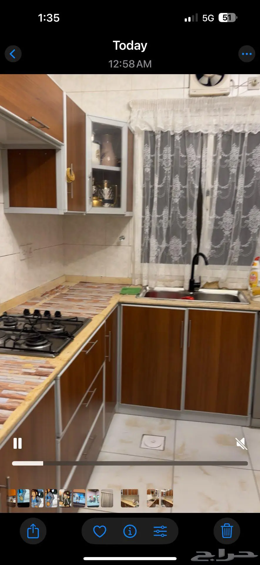 مطبخ كامل مع الحوض مع غاز مسطح دواليب فوق وتحت 1