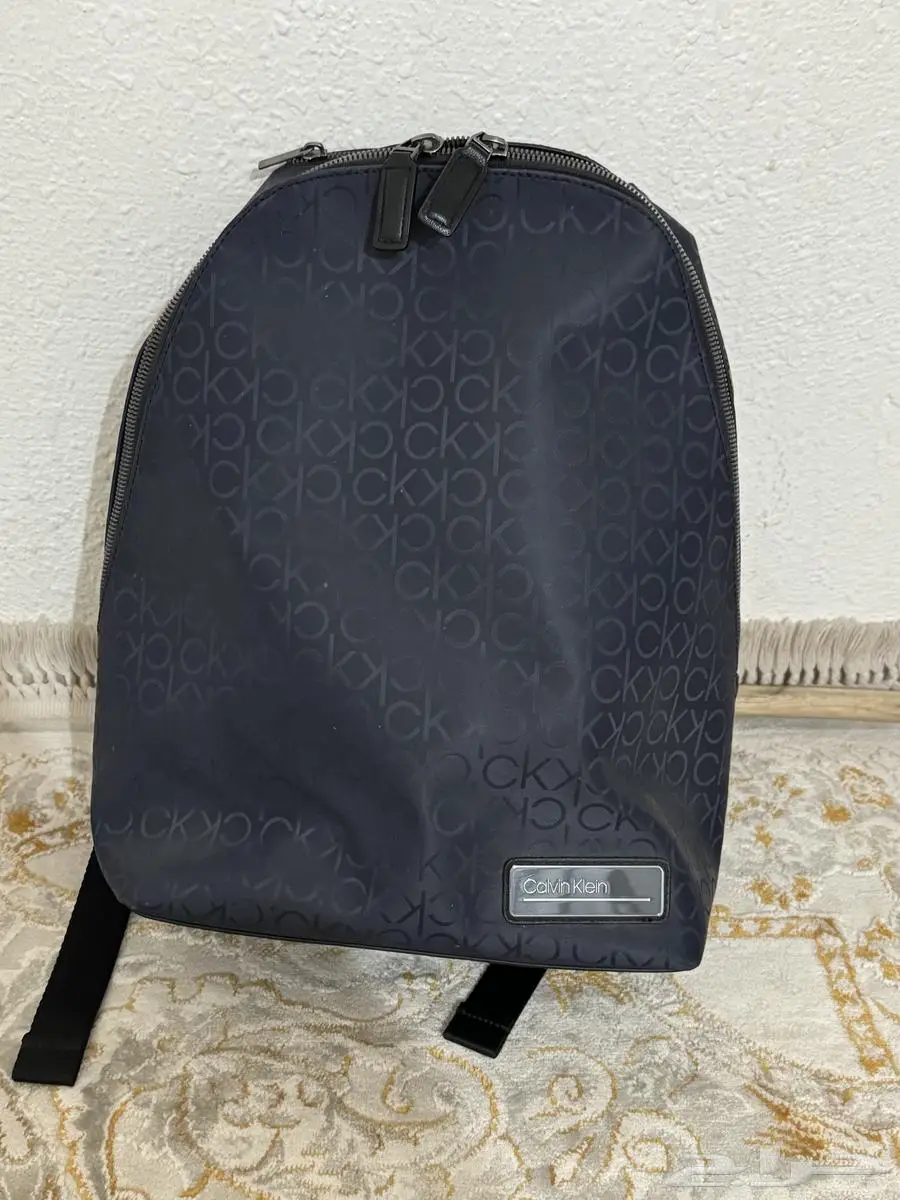 شنطة ظهر كالفن كلاين جلد كامل leather Calvin klein BackBag 0