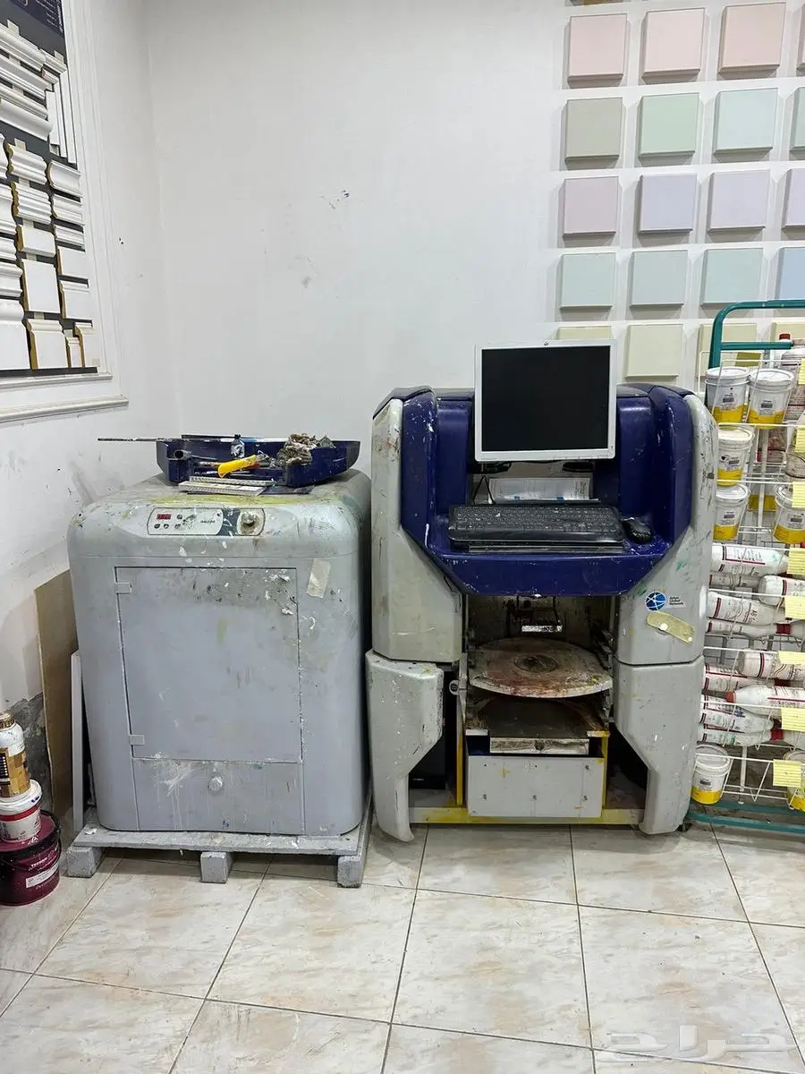 للبيع مكينة تلوين دهانات بويه مع الخلاط جوتن 0