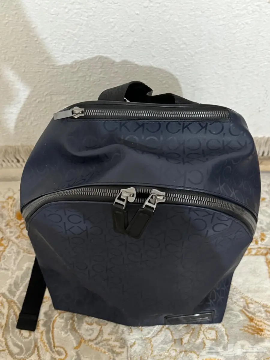 شنطة ظهر كالفن كلاين جلد كامل leather Calvin klein BackBag 3