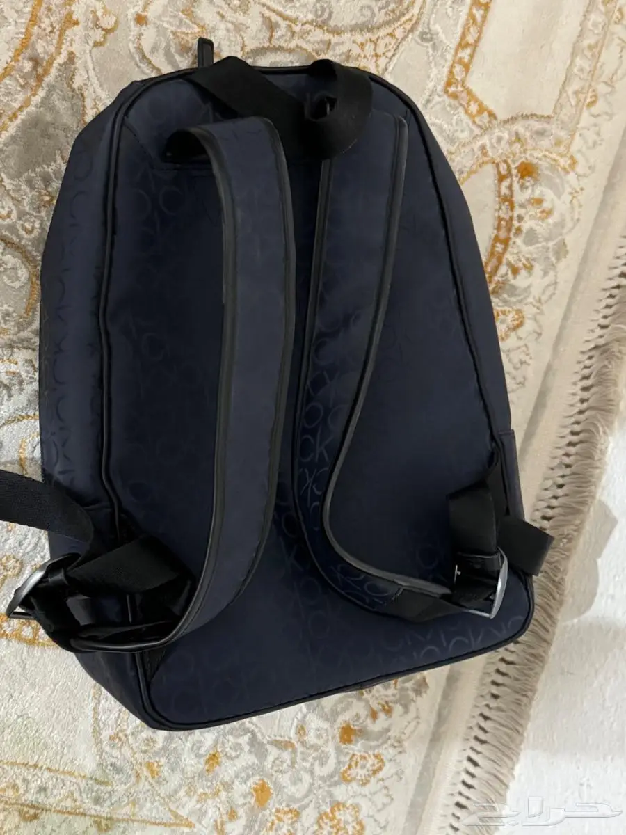 شنطة ظهر كالفن كلاين جلد كامل leather Calvin klein BackBag 4