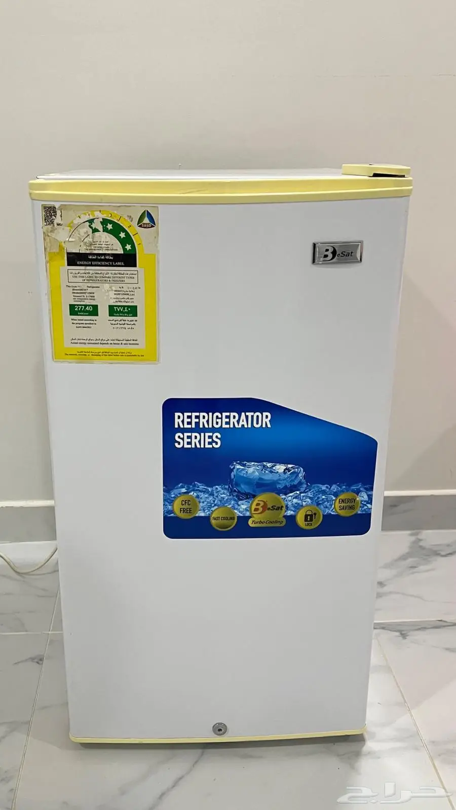 للبيع ثلاجة صغيرة من نوع BESAT  موديل BSRF125KW 0