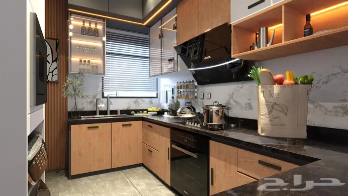 تصميم مطابخ ودواليب 3D حسب ذوقك واحتياجك 5