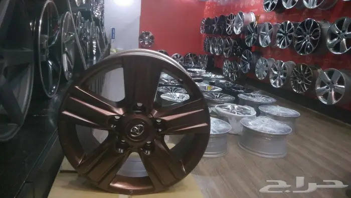 جنوط برادو لكزس Gx وكالة مع كفرات او بدون 35