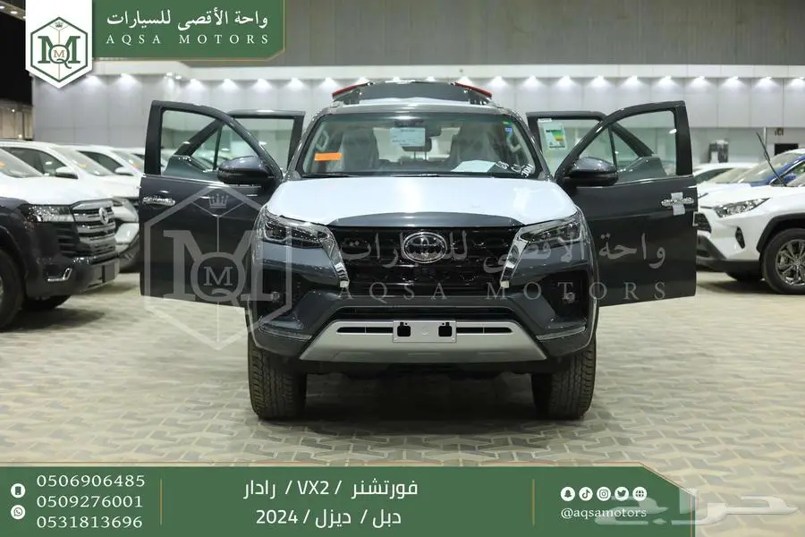 فورتشنر 2.8 رادار دبل رمادي ديزل 2024 اقل سعر كاش واقساط 9