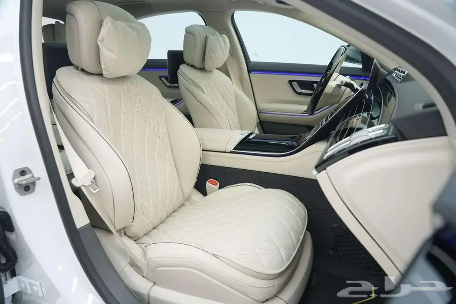 مرسيدس S 500 موديل 2025 أصفار خليجي أبيض أبيض 11