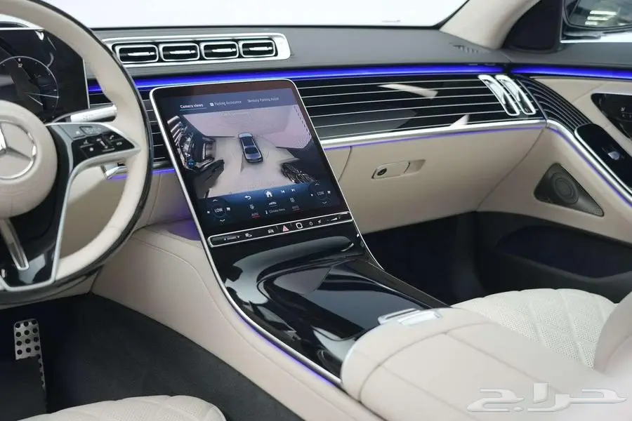 مرسيدس S 500 موديل 2025 أصفار خليجي أبيض أبيض 8