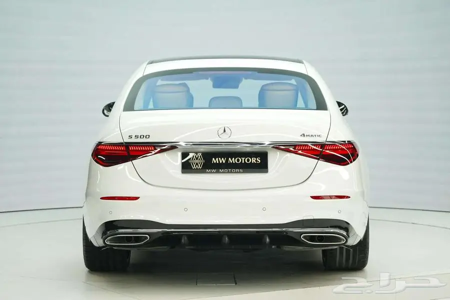 مرسيدس S 500 موديل 2025 أصفار خليجي أبيض أبيض 3