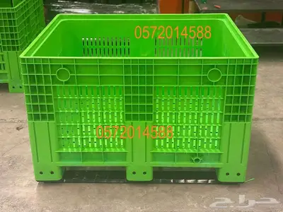 Plastic Pallet Box صندوق تجميع كبير بالت بوكس صناديق فرز 1
