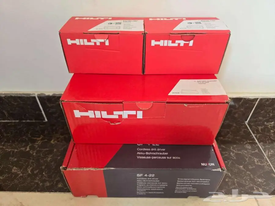 دريل هلتي hilti جديد مع شاحن وا بطاريتان بسعر مخفض 0
