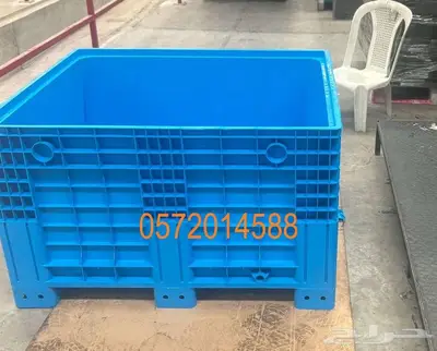Plastic Pallet Box صندوق تجميع كبير بالت بوكس صناديق فرز 0