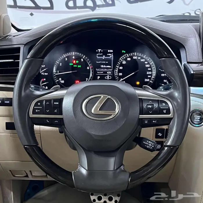لكزس LX570S بنزين 2021 ممشى 110 الف 10