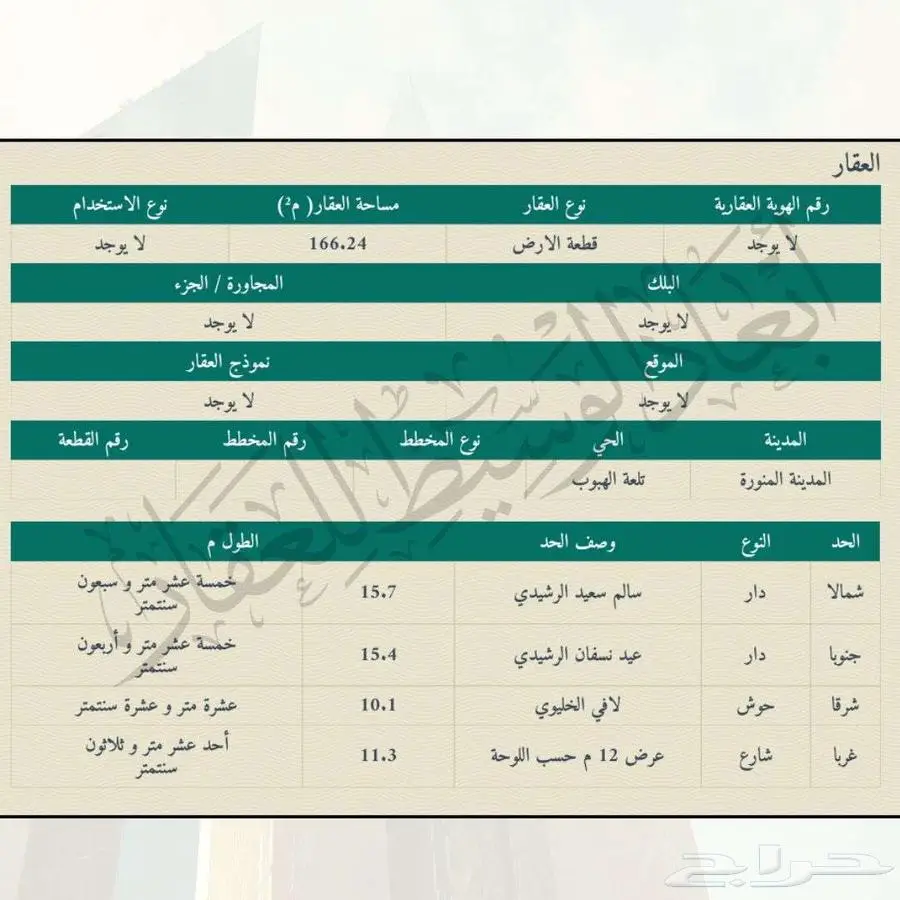 عمارة قديمة في تلعة الهبوب - في المدينة المنورة بسعر مناسب 4