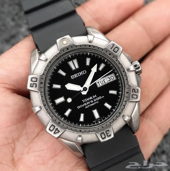 ساعة سيكو تيتانيوم بدون وزن الاصلية تماتيكية 4