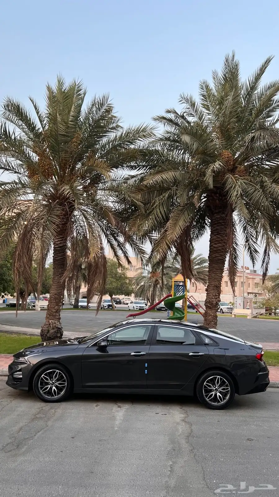 كيا K5 موديل 2021 لون رماري ممشى قليل 7