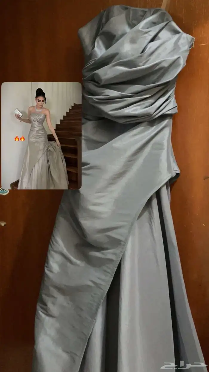 فستان لبسته مره واحده مقاس s 0