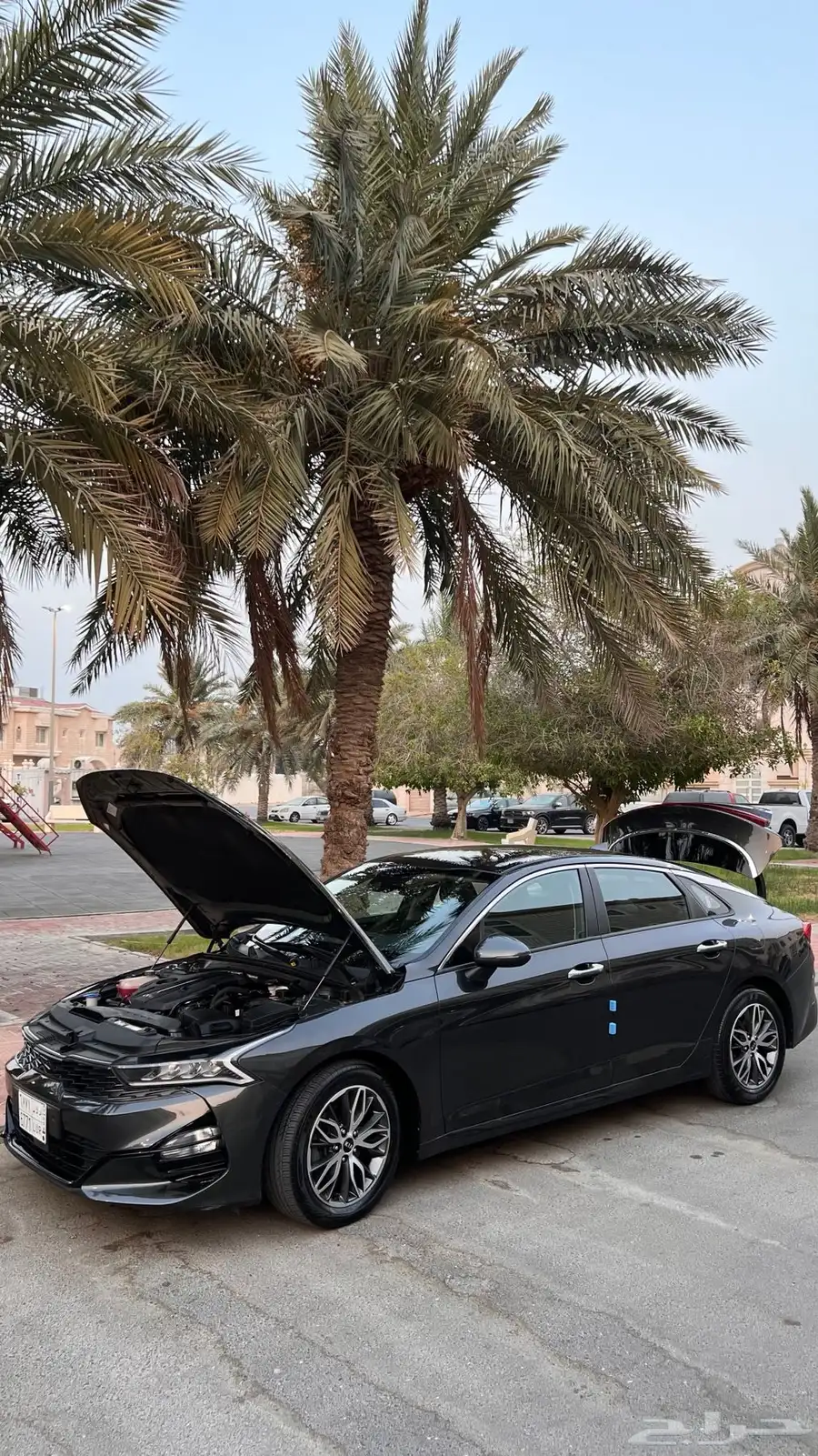 كيا K5 موديل 2021 لون رماري ممشى قليل 8
