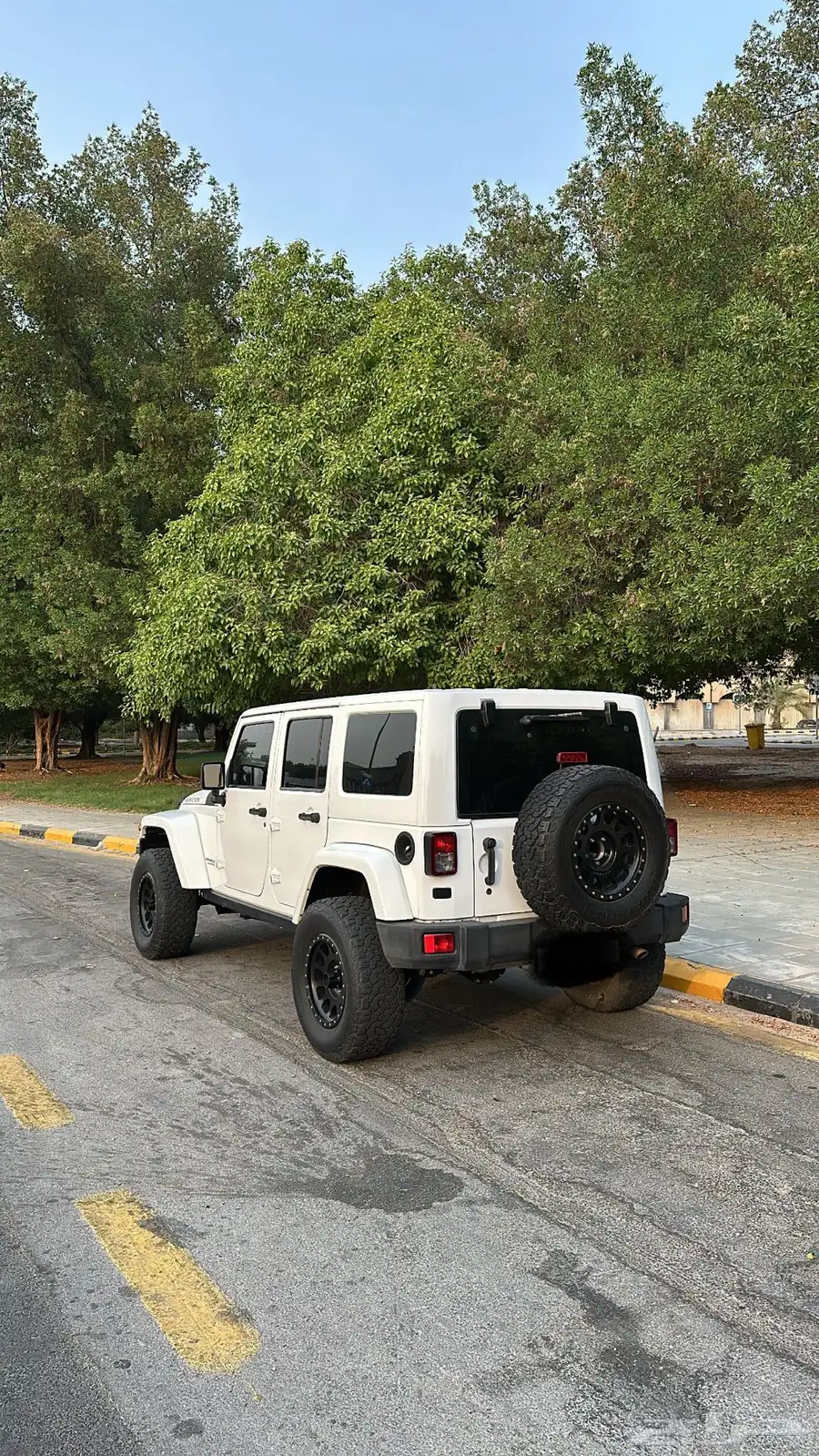 جيب رانجلر روبيكون أعلى فئه SwayBar نظيف على الشرط index