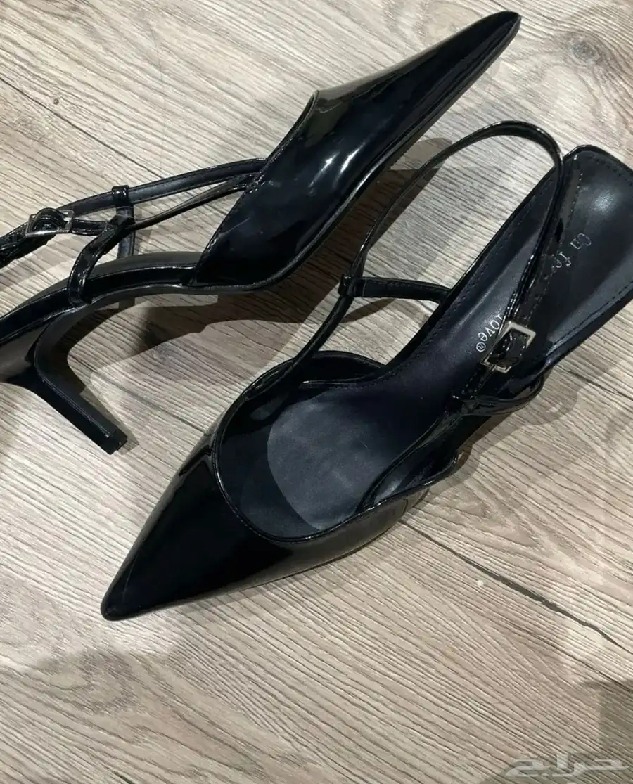كعب أسود نسائي مقاس 42 جديد غير ملبوس 1