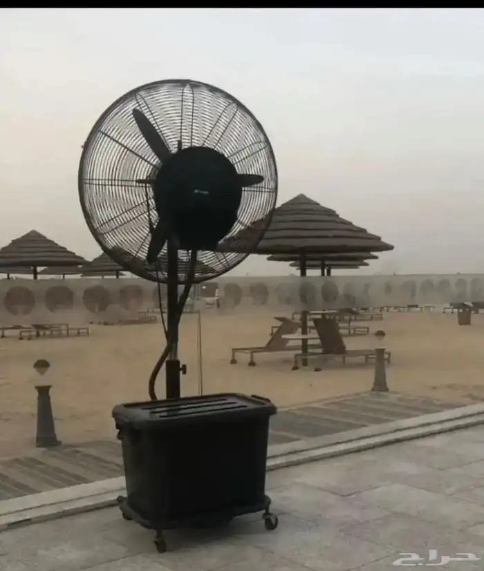 ايجار مكيفات عامودي ومراوح رذاذ 1