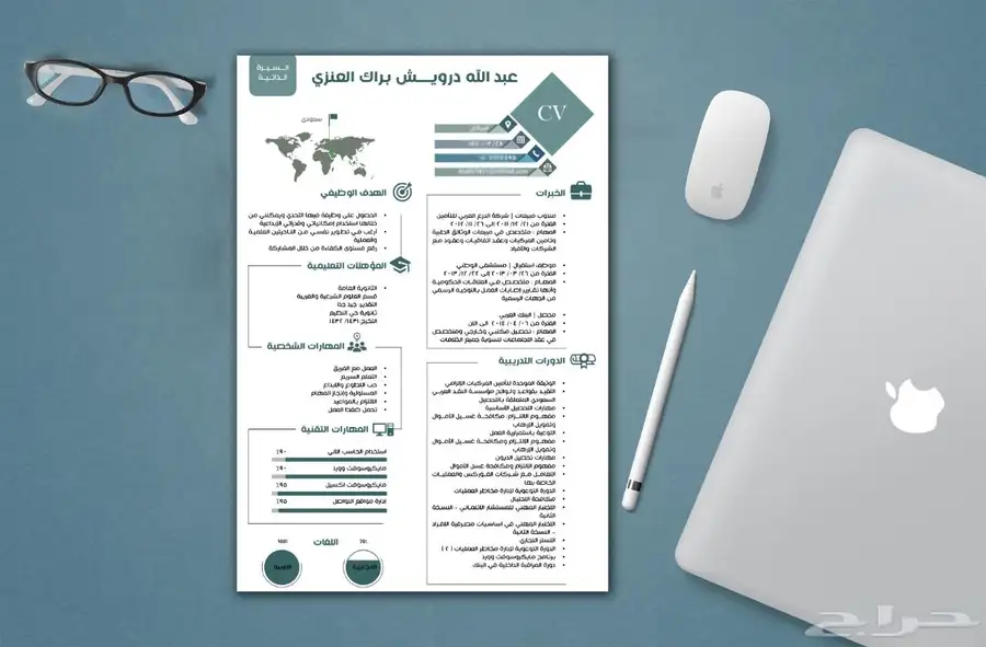 سيرة ذاتية احترافية 22