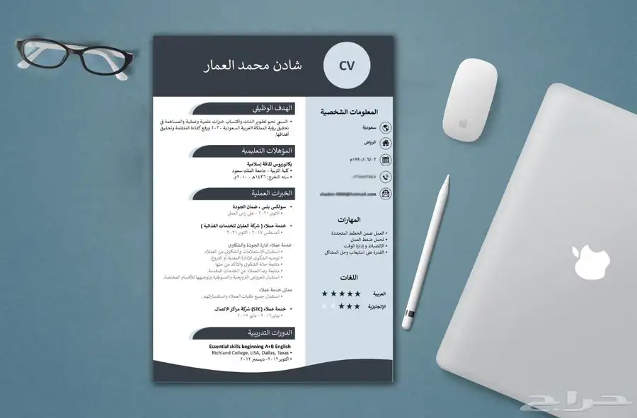 سيرة ذاتية احترافية 21