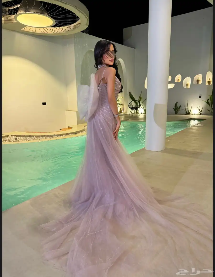 فستان فخم لبس خمس ساعات فقط 6