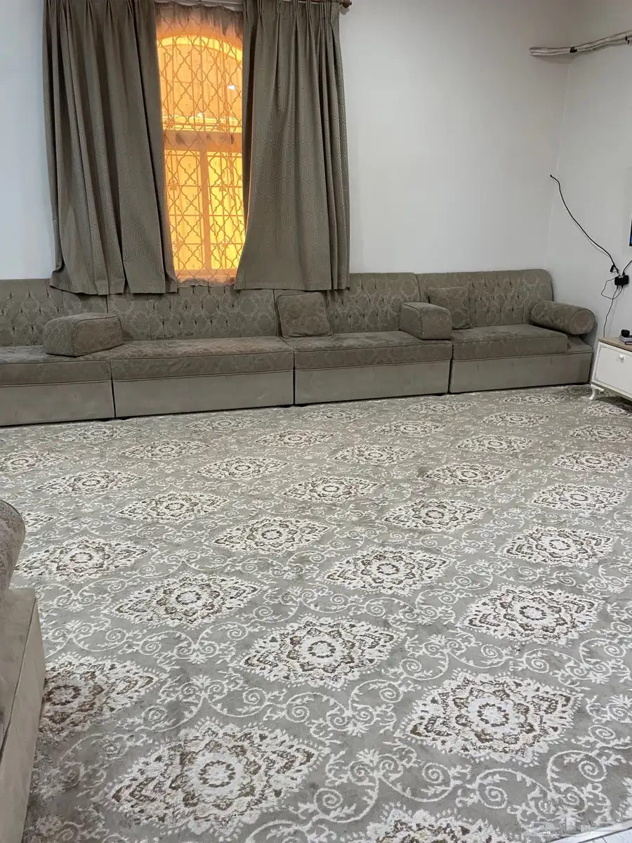 كنب مع فرشة وستاره 5