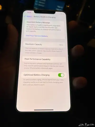 iPhone 11 pro max  256G 76 2