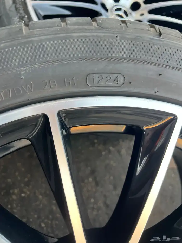 جنوط مرسيدس الجوهره اصلي معا كفرات هانكوك مقاس 20 3