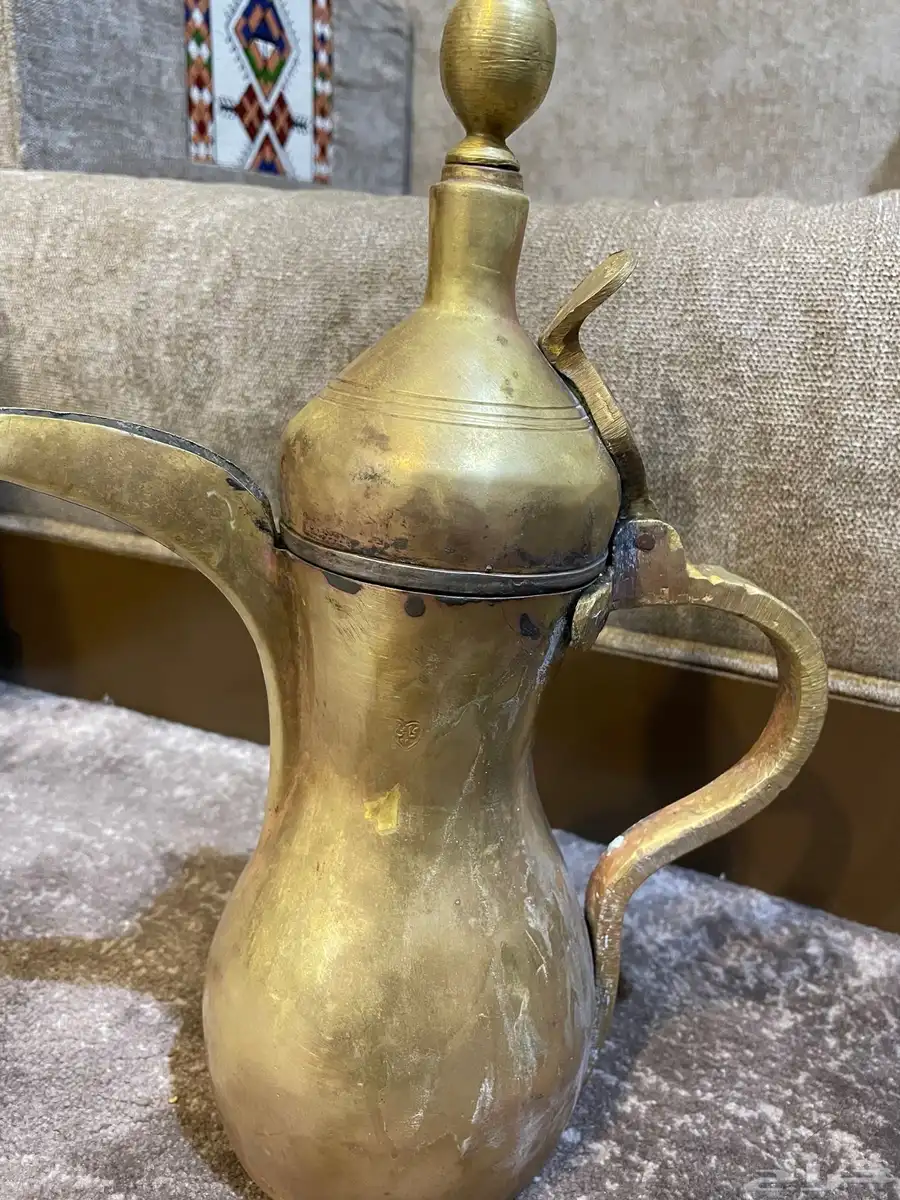 دلة رسلان نحاس أثرية مؤرخة 1930 0