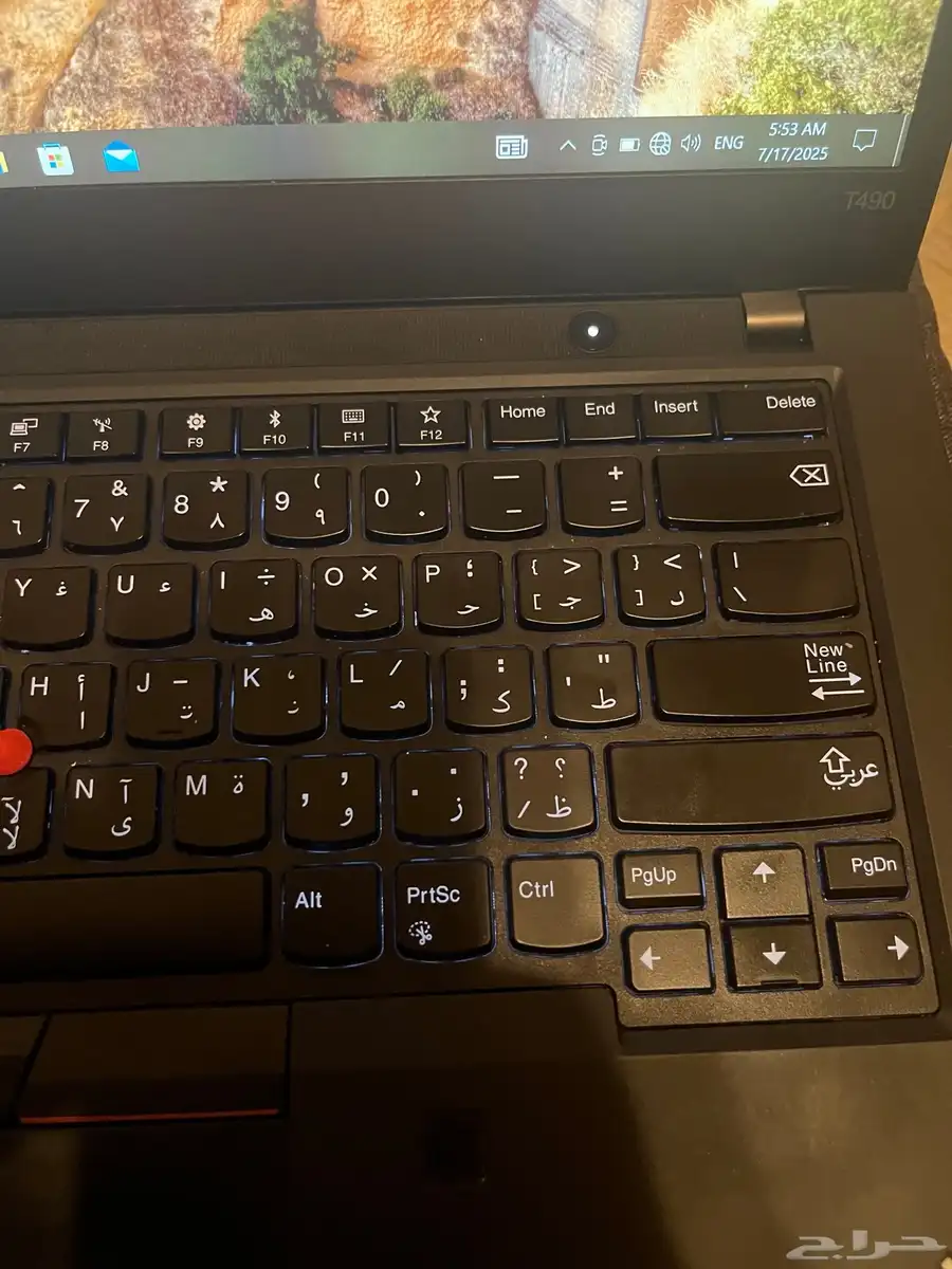 لابتوب lenovo T490  i7 ssd نظيف index