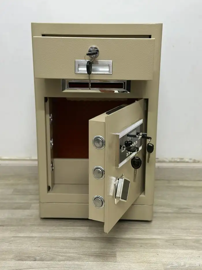 خزنة أمان عالية الجودة ديجيتال   مفتاحين  درج منفصل 8