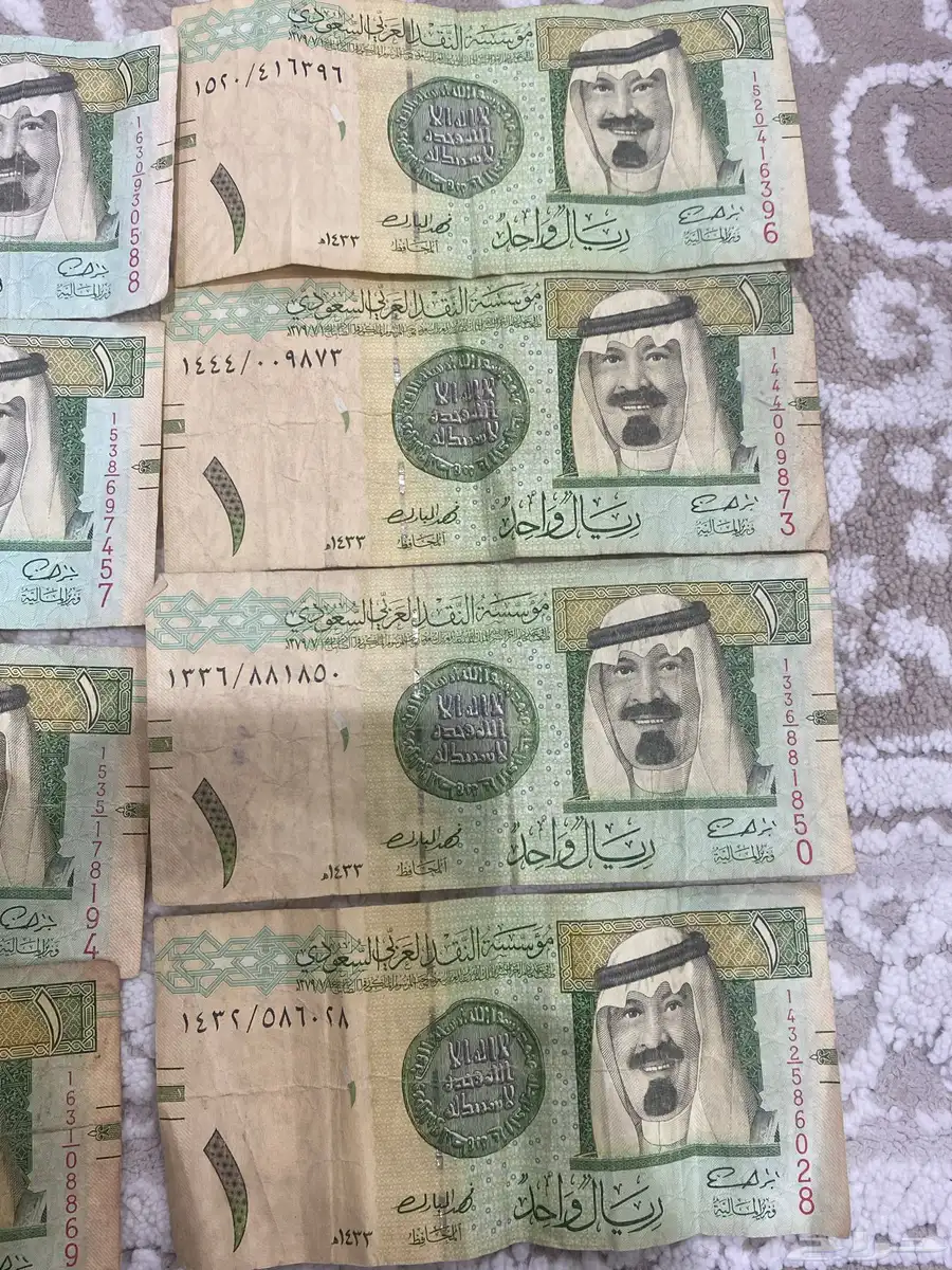 ريالات الملك عبدالله توقيع الخليفي والجاسر والمبارك 0