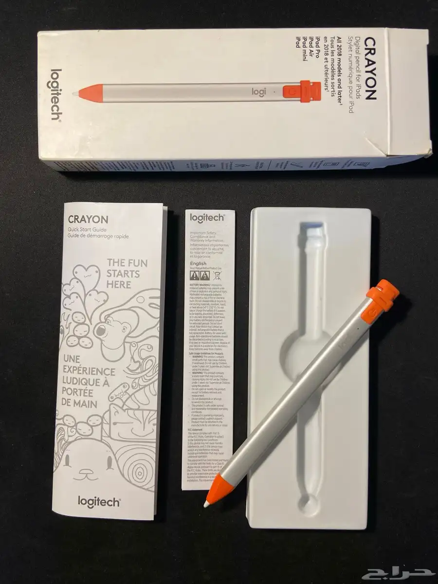 للبيع قلم آيباد Logitech Crayon استخدام خفيف جد ا 0