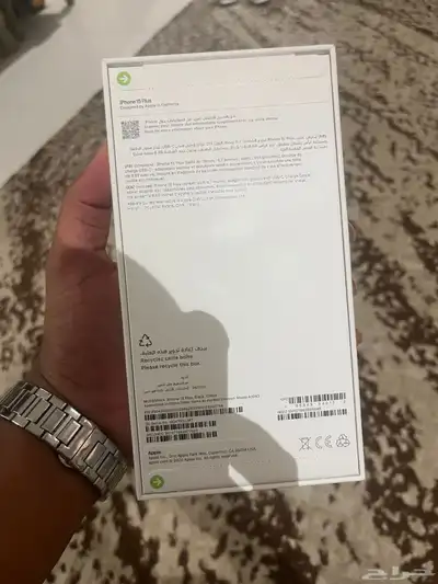 ايفون 15 بلس اللون اسود 128GB جديد عندي 2 1