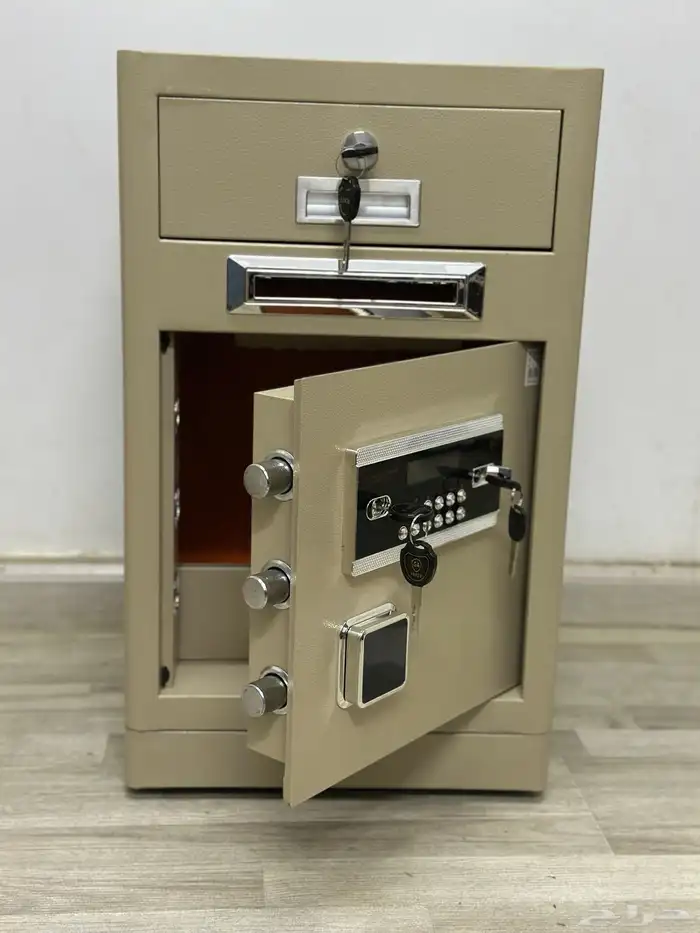 خزنة أمان عالية الجودة ديجيتال   مفتاحين  درج منفصل 6