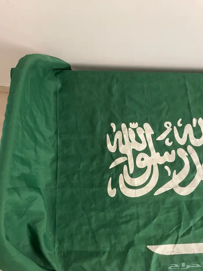للبيع علم السعوديه كبير حيل حيل 0