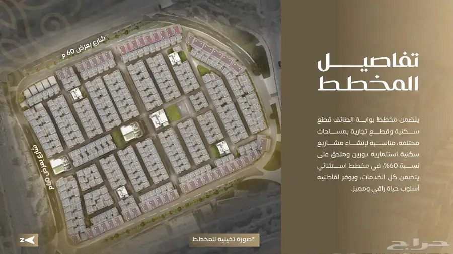 ارض للبيع في مدينة الطائف حي العرفاء 4