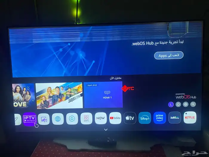 شاشه سمارت 55 بوصه للبيع عاجل مع ماجيك ريموت ال جي 2