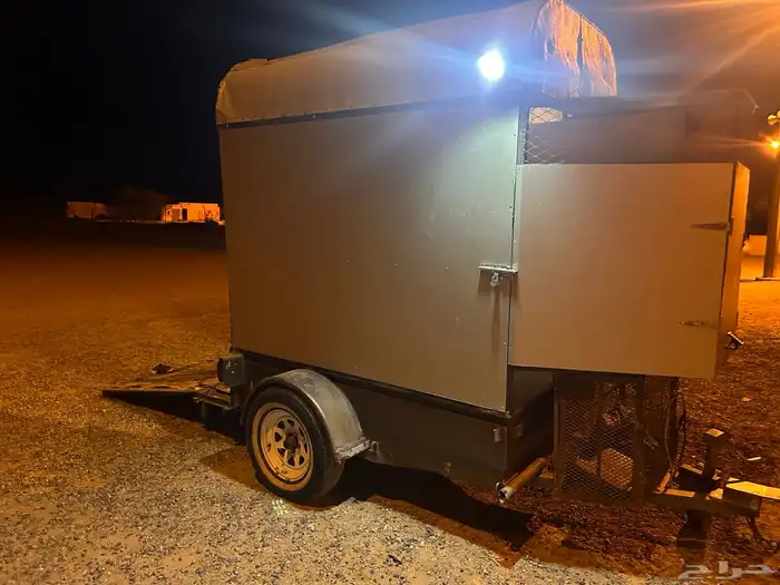 عربه مفصله لنقل خيل وتحولها الي عربه بر بسهوله 2