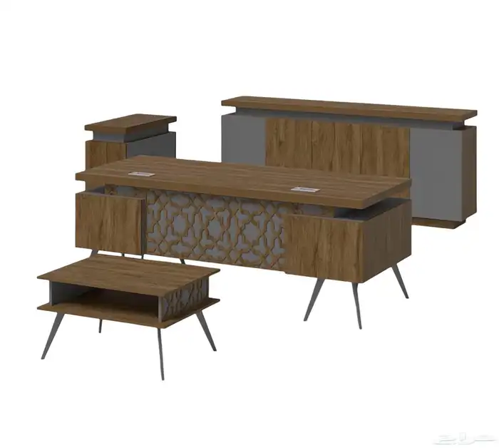 اثاث مكتبي طاولة إجتماعات مكاتب مدير طقم و كراسي مكتب جديد 2